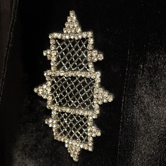 Anthropologie Pinnacle by Shruti Sancheti Velvet Embellished Blazer S. - Picture 14 of 14